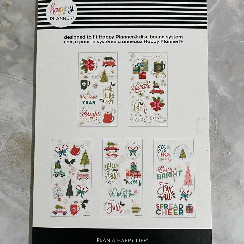 The Happy Planner Festive Holiday Planner Stickers Lot - Picture 7 of 7